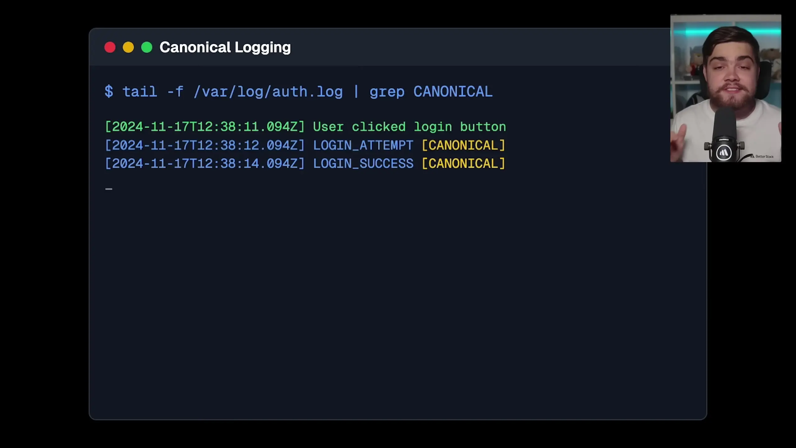 Comprehensive logging details provide essential context for effective debugging