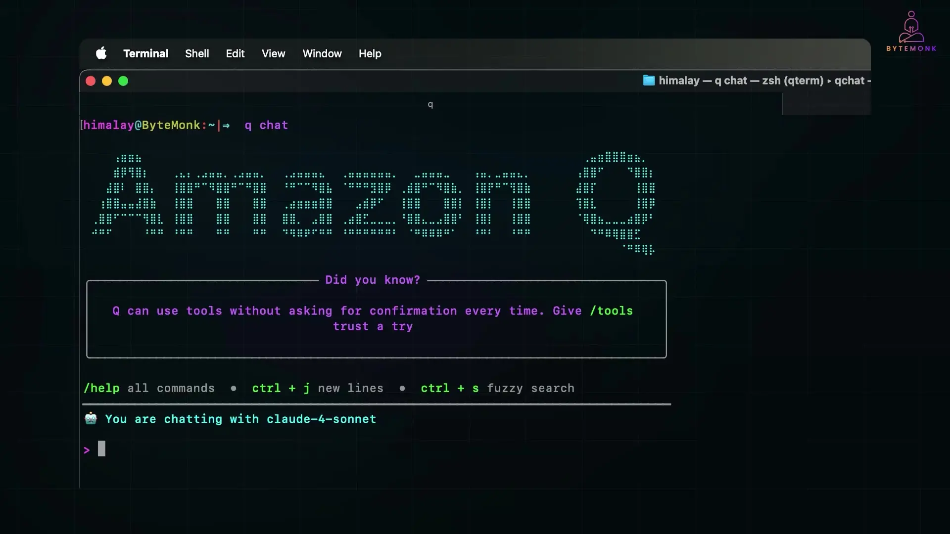 Amazon Q Developer CLI provides real-time feedback and fast iteration for complex cloud deployments