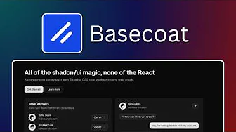 Base Coat: The Bootstrap-Like Alternative to Shadcn UI Without React