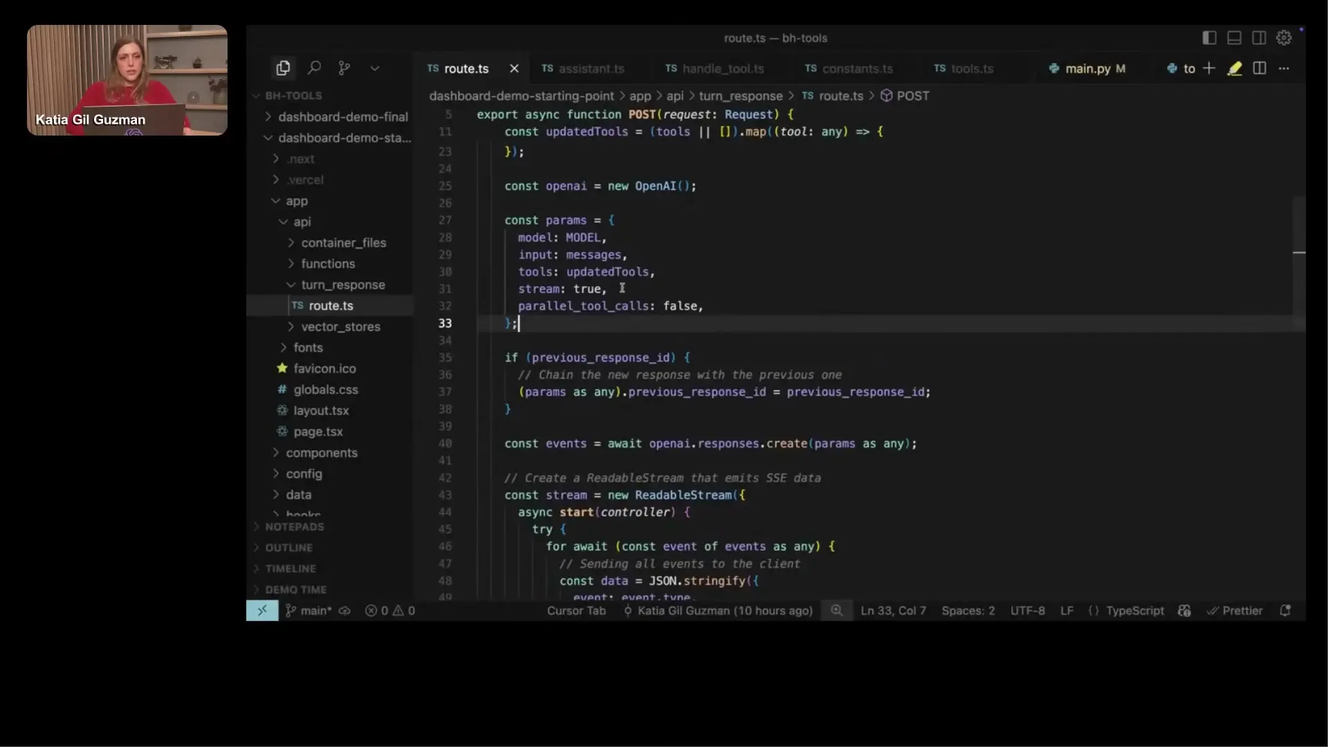 The tools configuration interface allows developers to specify which built-in tools to enable for their applications