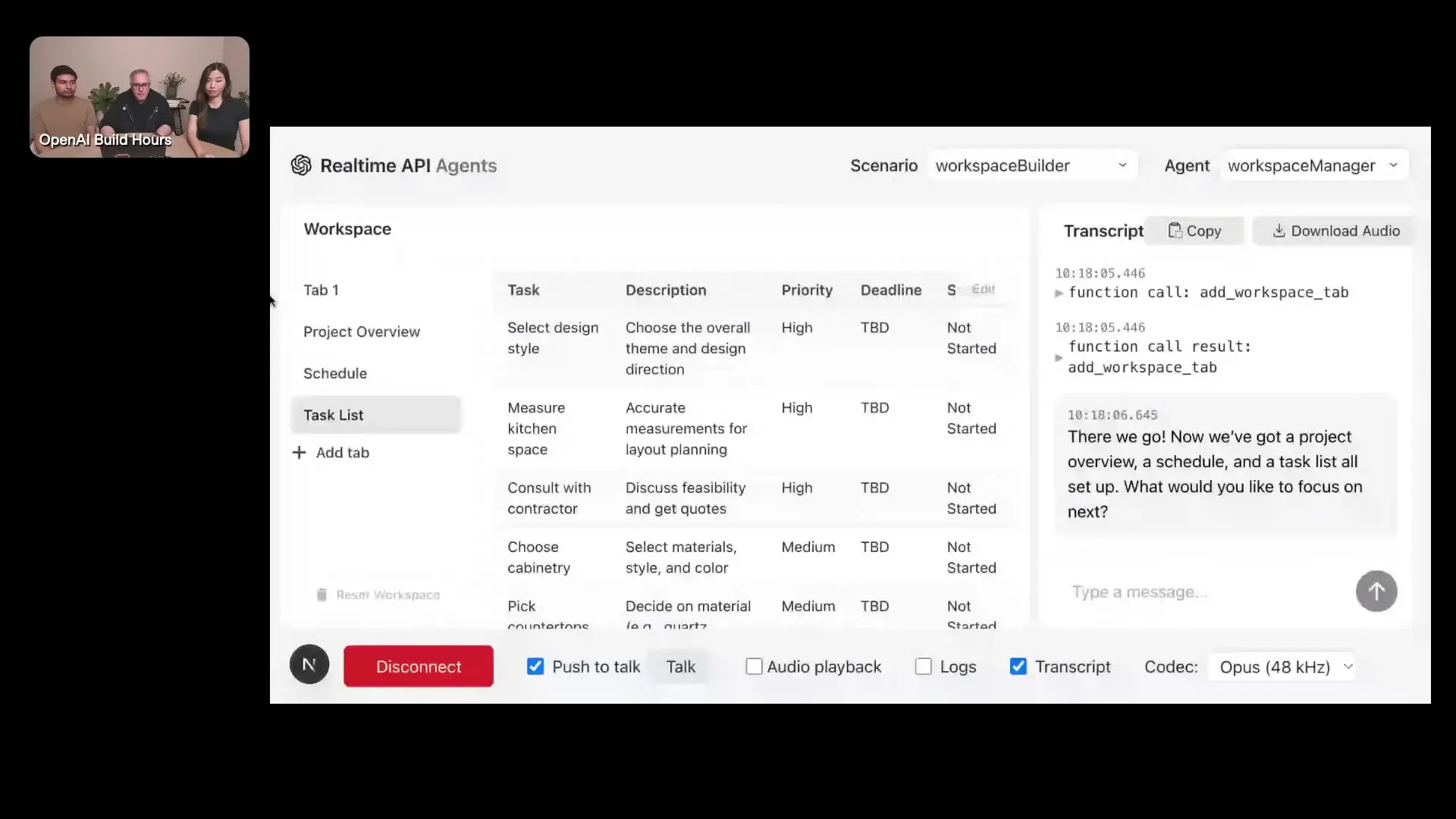 Setting up multiple specialized agents allows for more sophisticated conversation flows through handoffs