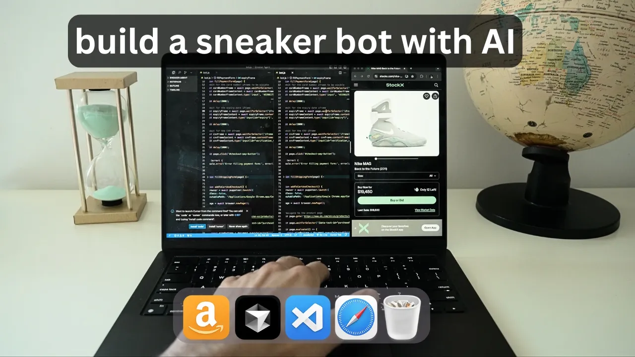 Build Your Own AI Sneaker Bot: A Beginner's Guide with Cursor AI