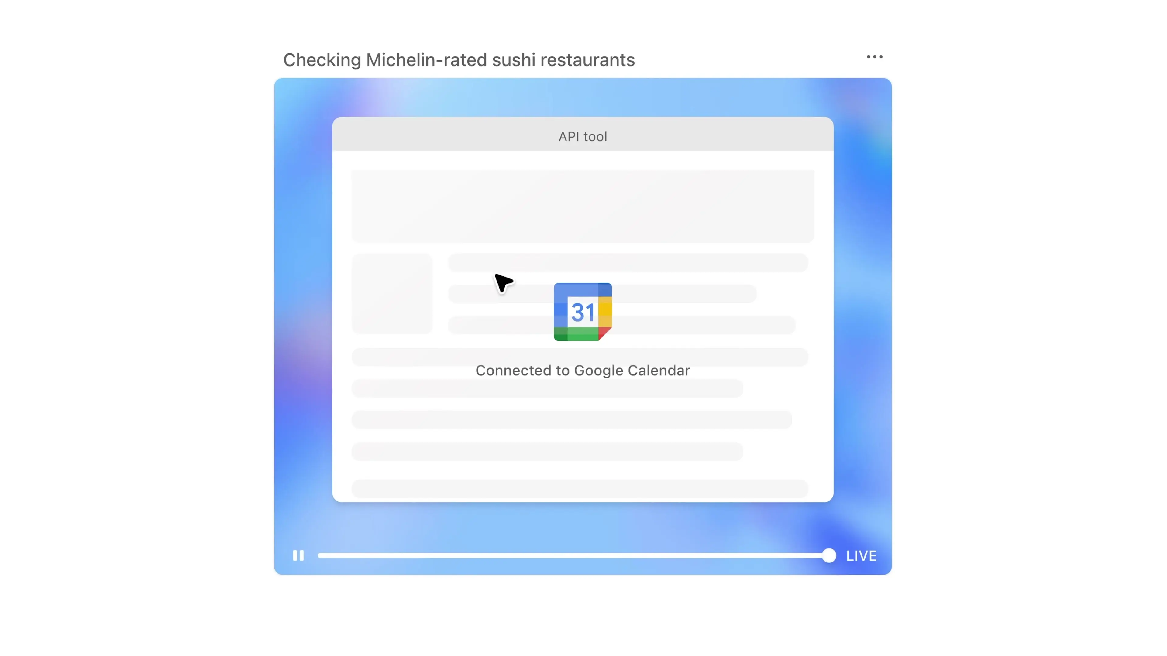 ChatGPT agent accessing calendar information to make informed scheduling decisions
