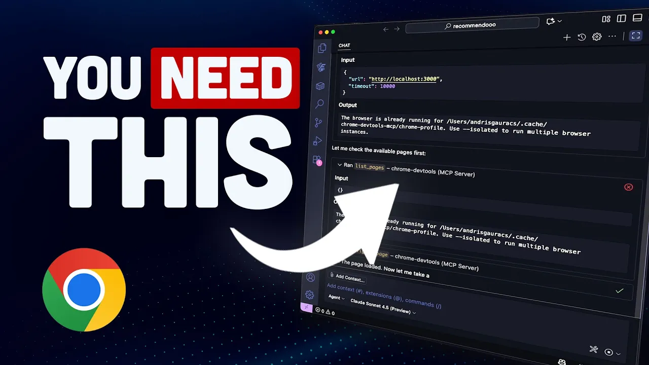 Chrome DevTools MCP: How AI Agents Can Now See and Debug Frontend Code