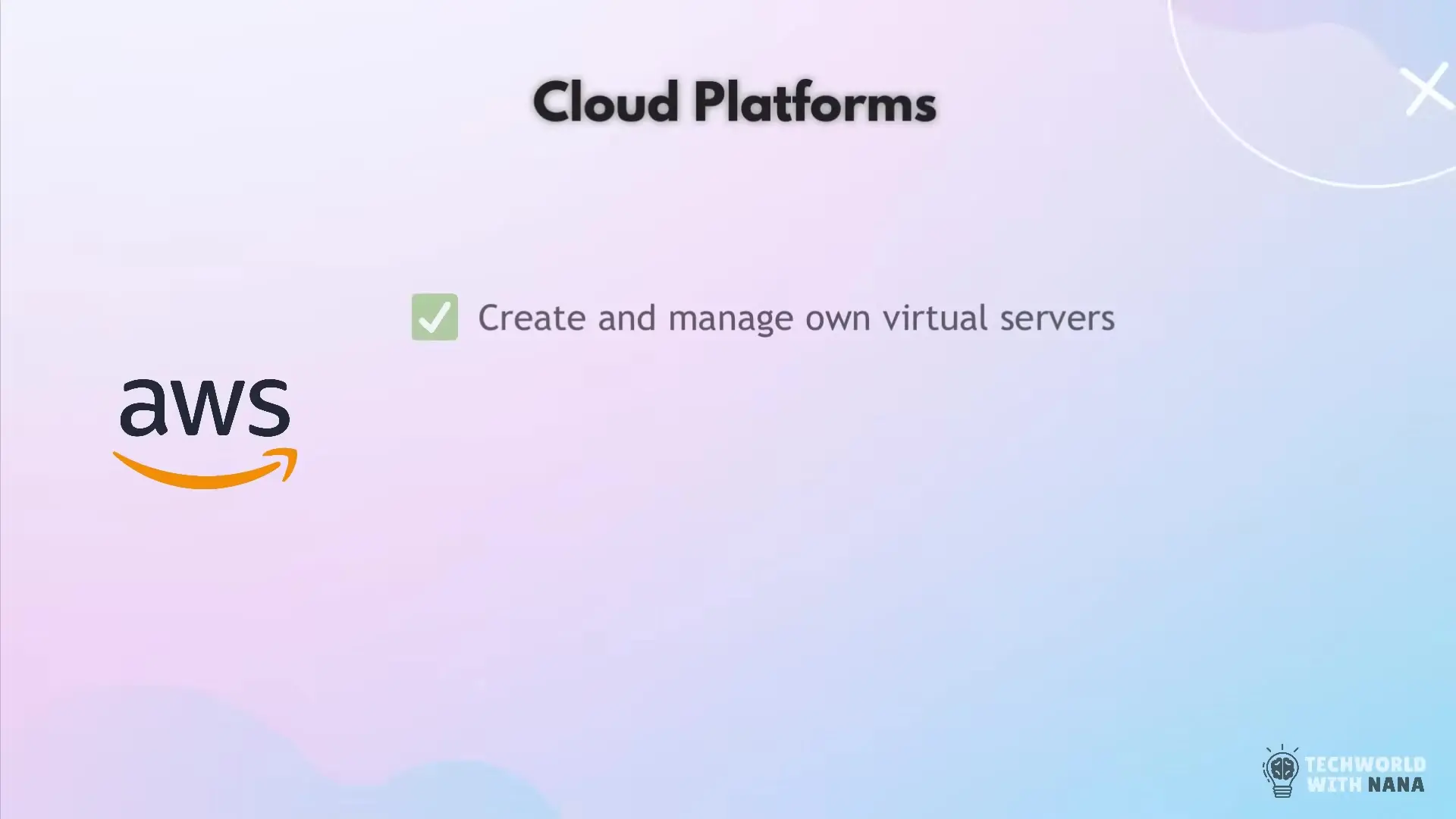 Cloud platforms provide virtual servers and managed services for modern application deployment