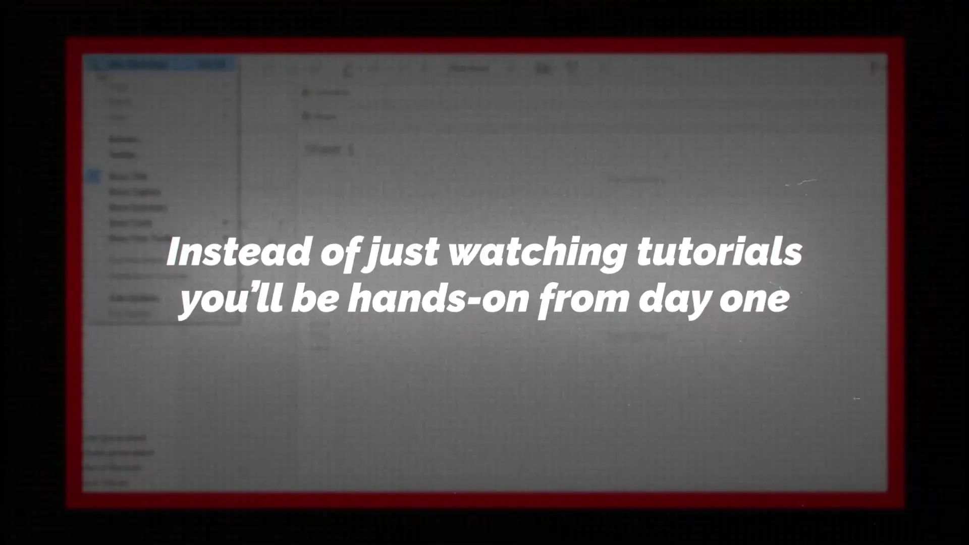 Hands-on analysis of real datasets is far more valuable than passively watching tutorials