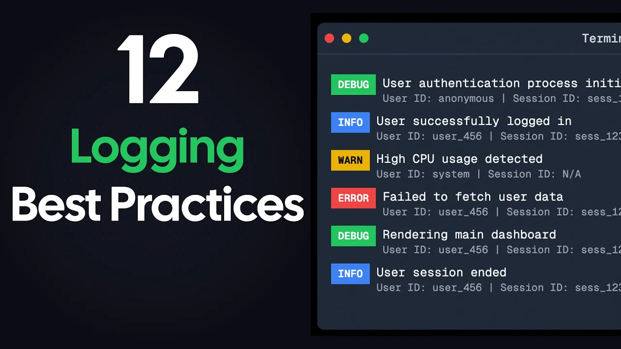 12 Essential Logging Best Practices That Prevent 3AM Debugging Nightmares