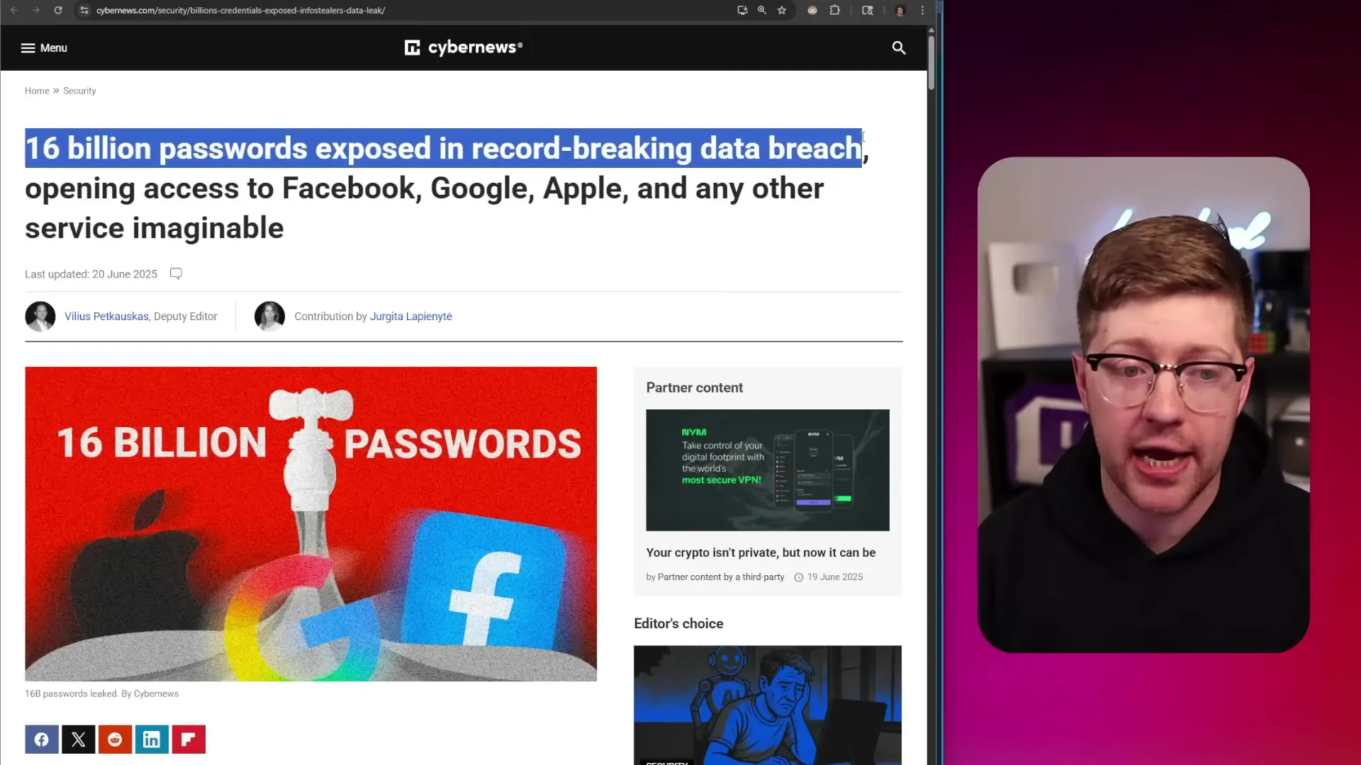 Misleading headlines create unnecessary panic about major platforms being compromised
