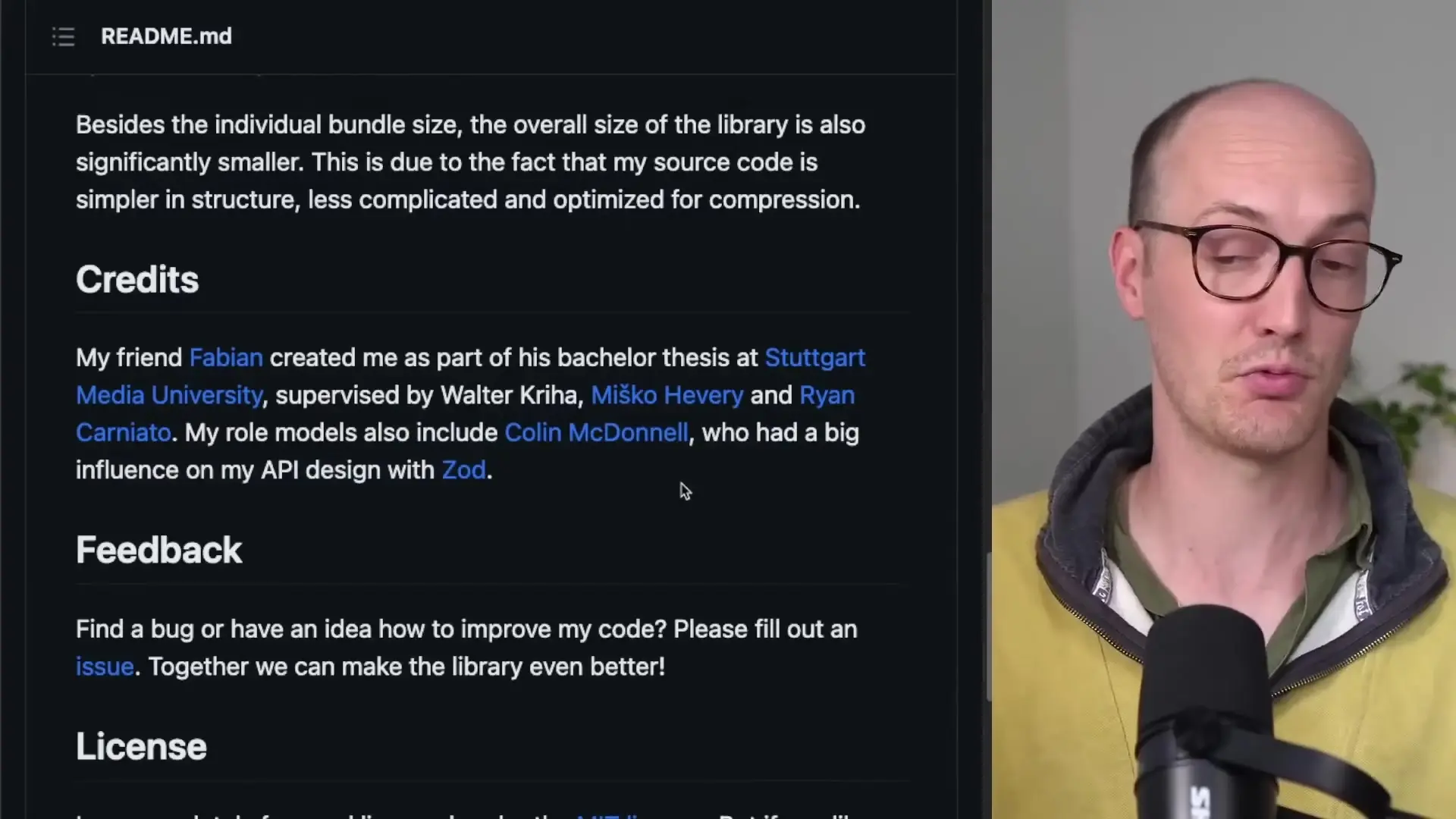 Valibot's API design was influenced by Conor McDonnell, creator of Zod