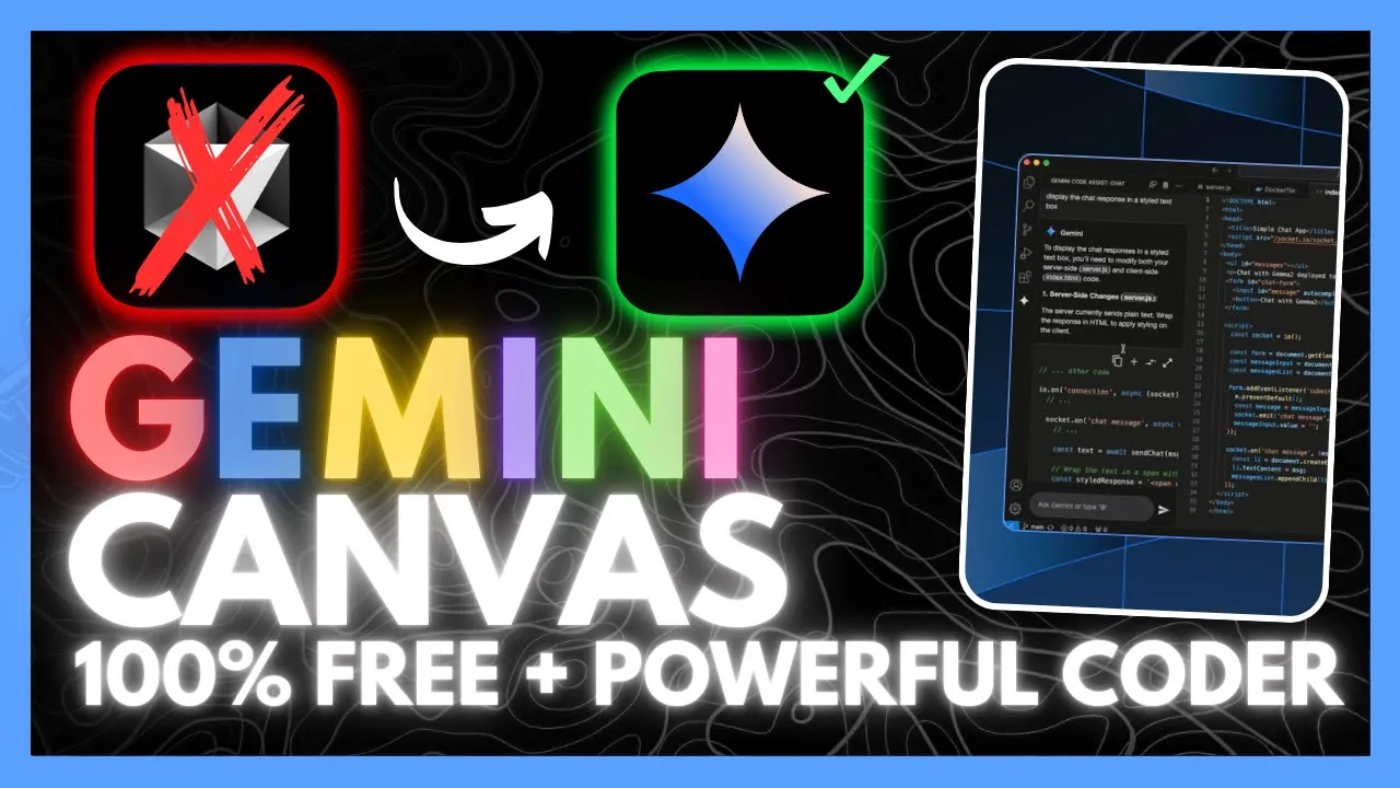 Gemini 2.5 Pro Canvas: Free AI Coding Assistant That Outperforms GPT-4