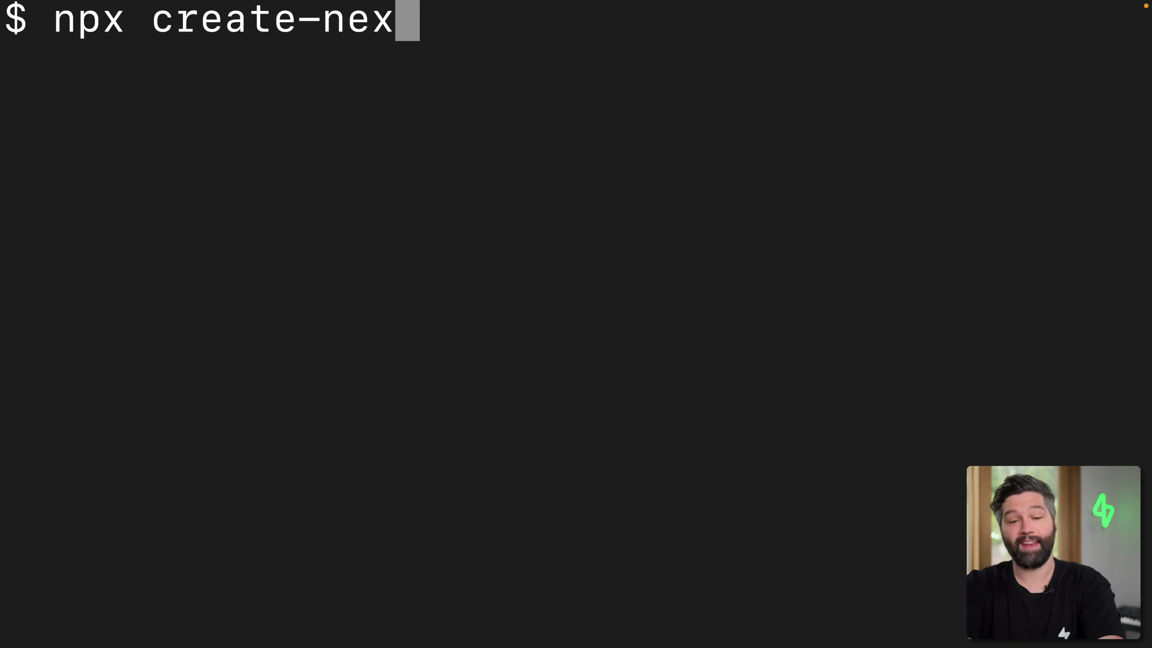 Setting up a new Next.js project as the foundation for our UI components