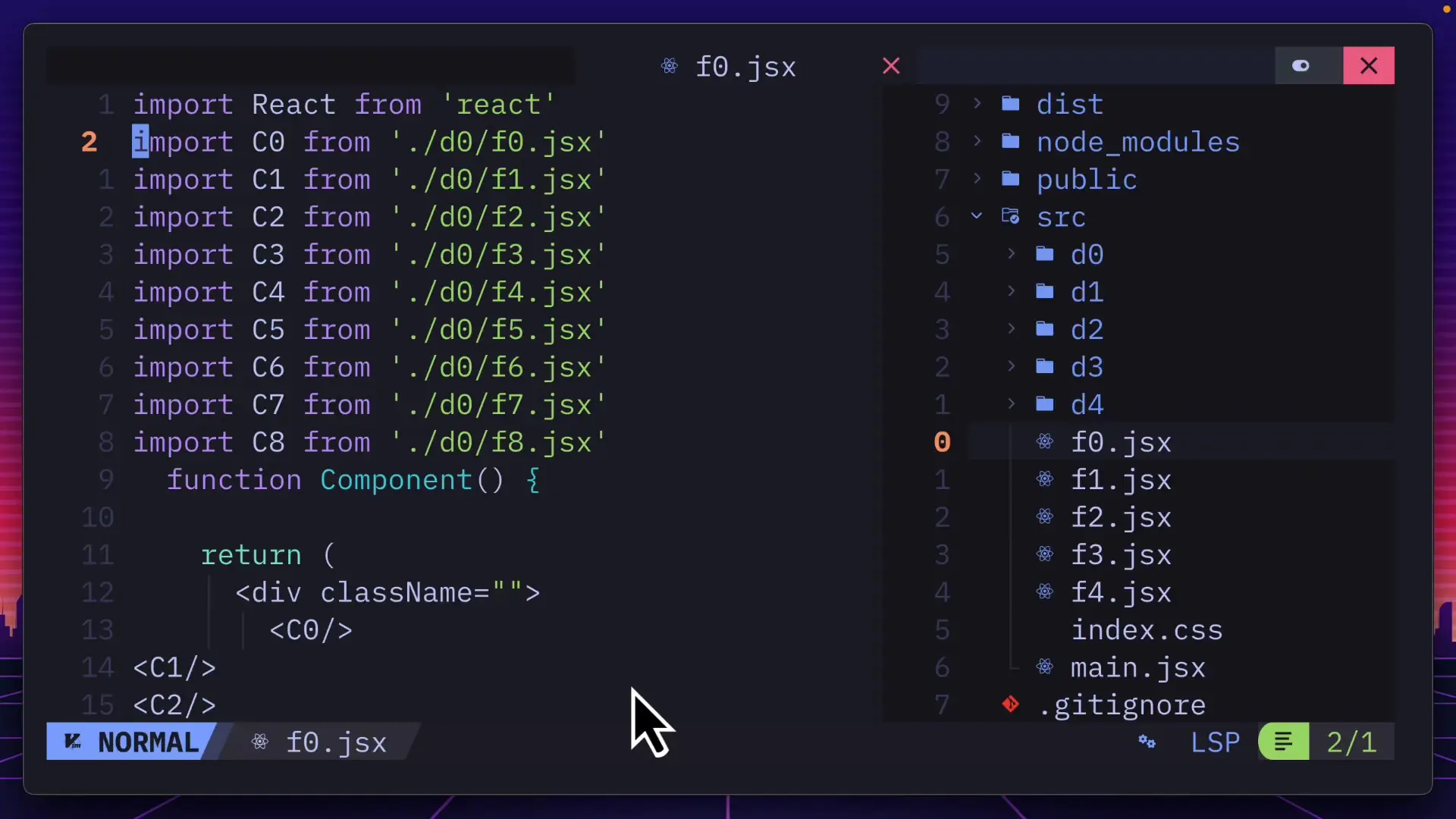 Simple code change required to implement Rolldown in a Vite project with thousands of JSX components