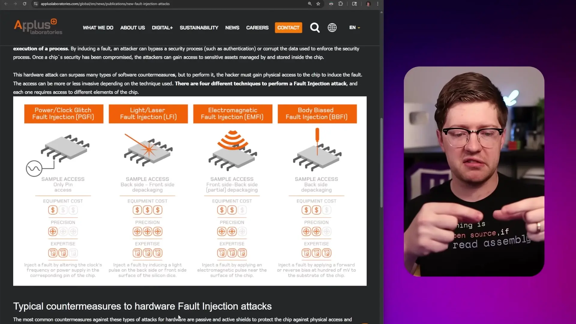 Fault injection attacks target hardware security by disrupting normal chip operations through various physical means