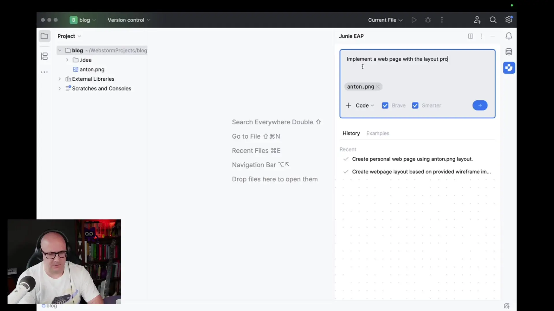 MCP integration allows AI assistants to work with provided layouts and design specifications