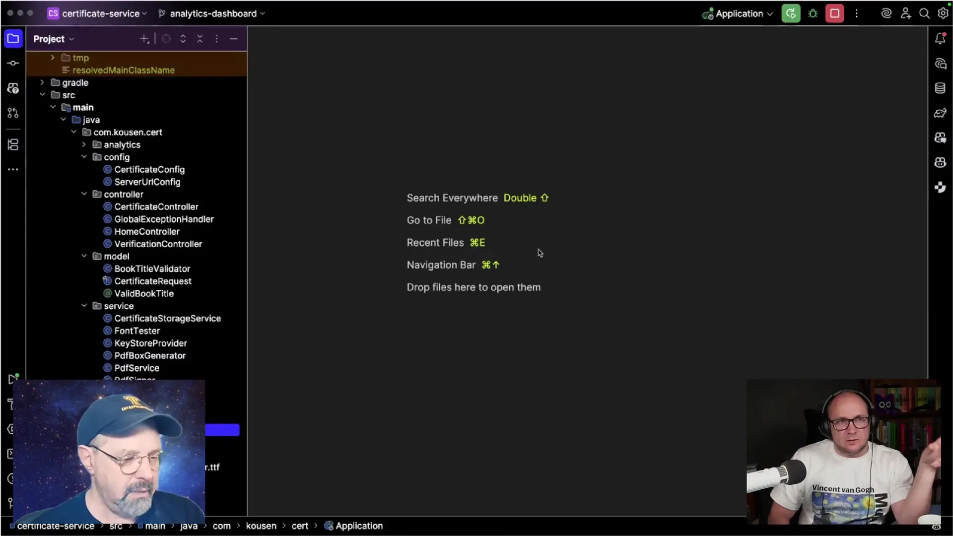 Terminal-based Claude Code workflow showing the interface and code generation capabilities
