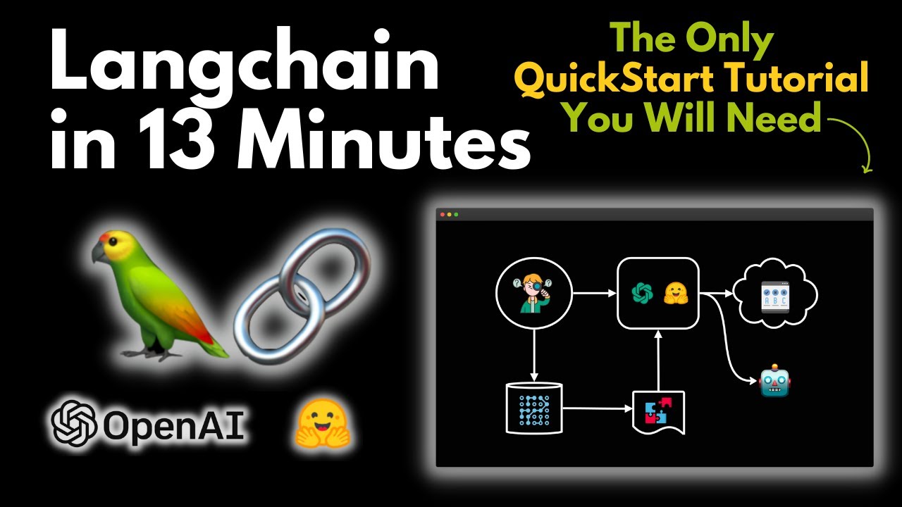 LangChain Quickstart: Build AI Apps with External Data in 13 Minutes