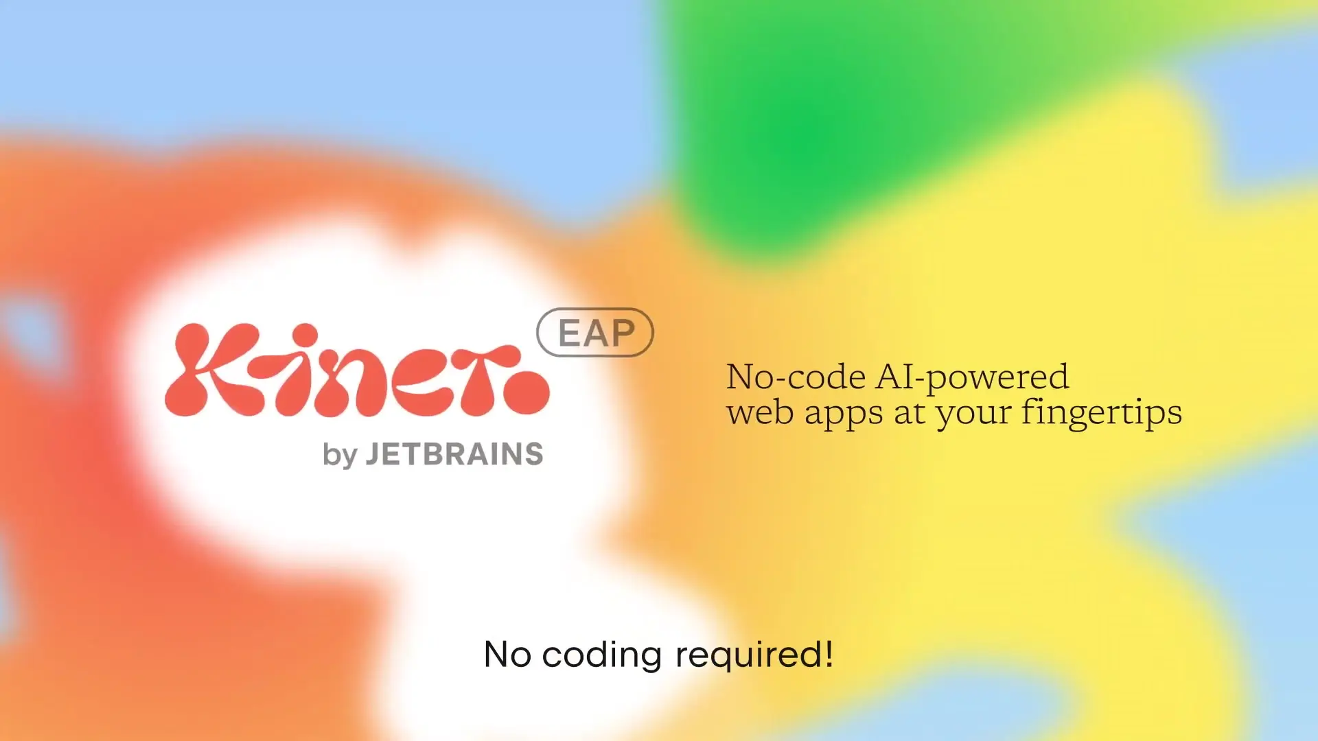 Kineto by JetBrains enables web app creation through prompts with no coding required