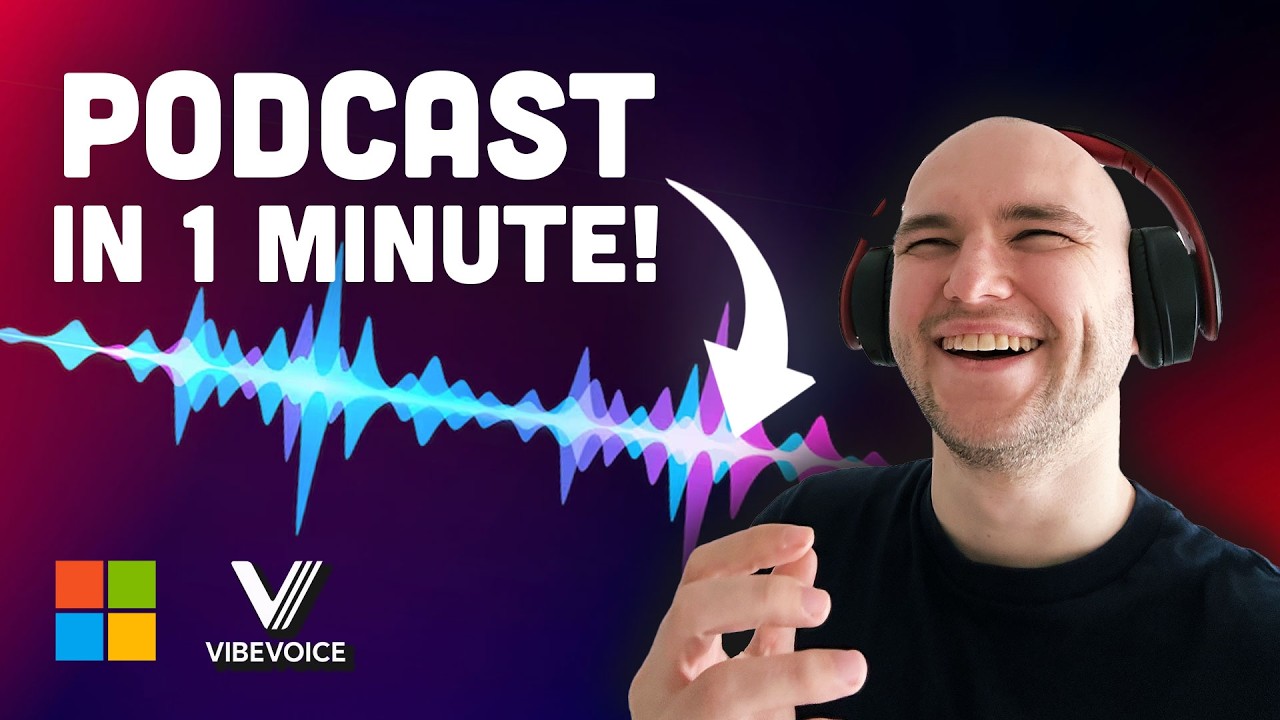 Microsoft's VibevoiceAI Creates Full Podcasts in Minutes