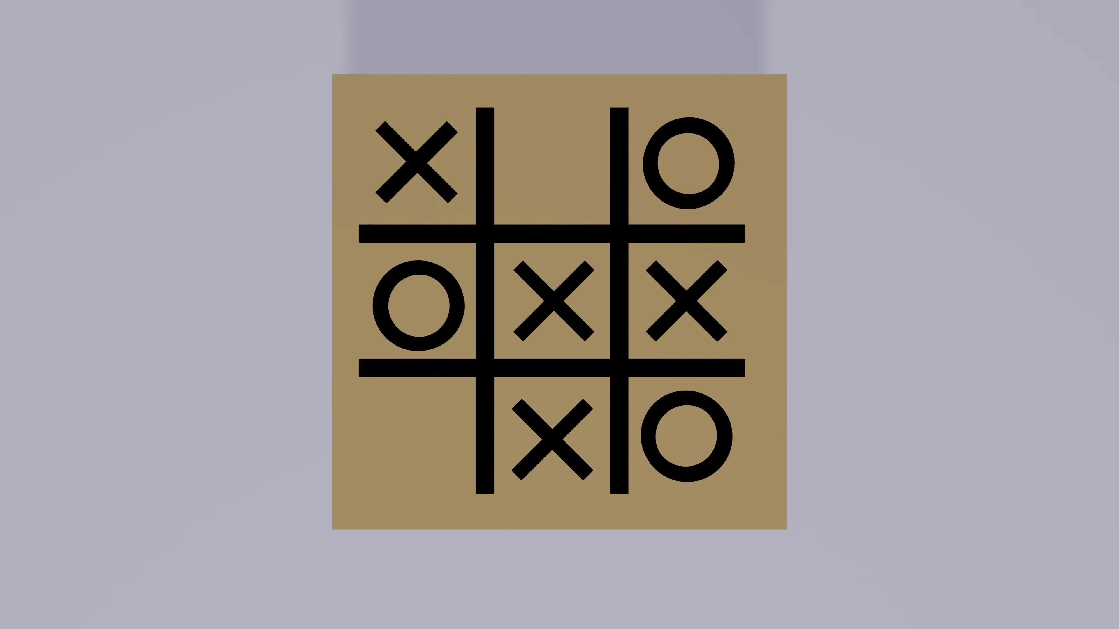 Minimax algorithm analyzes tic-tac-toe board positions to determine optimal moves by evaluating all possible game outcomes.