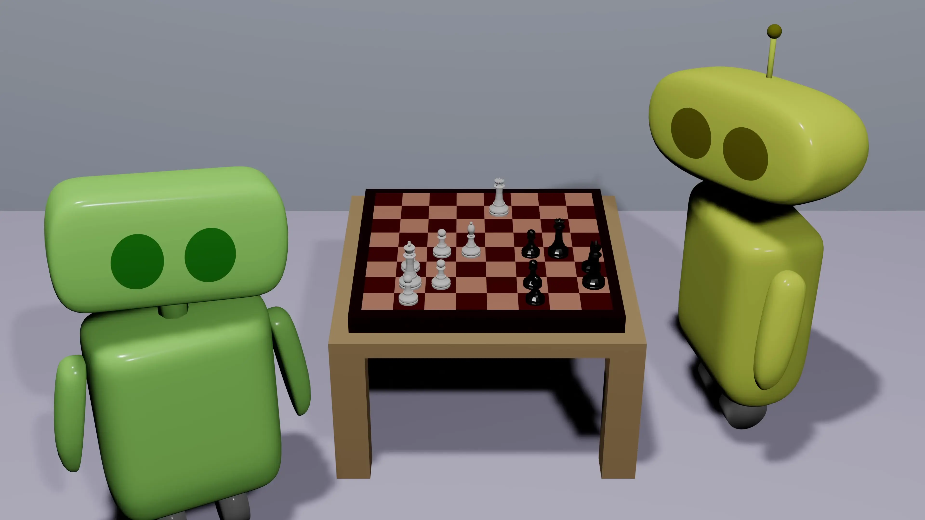 In complex games like chess, minimax algorithms must be optimized with techniques like alpha-beta pruning to handle the vast number of possible game states.