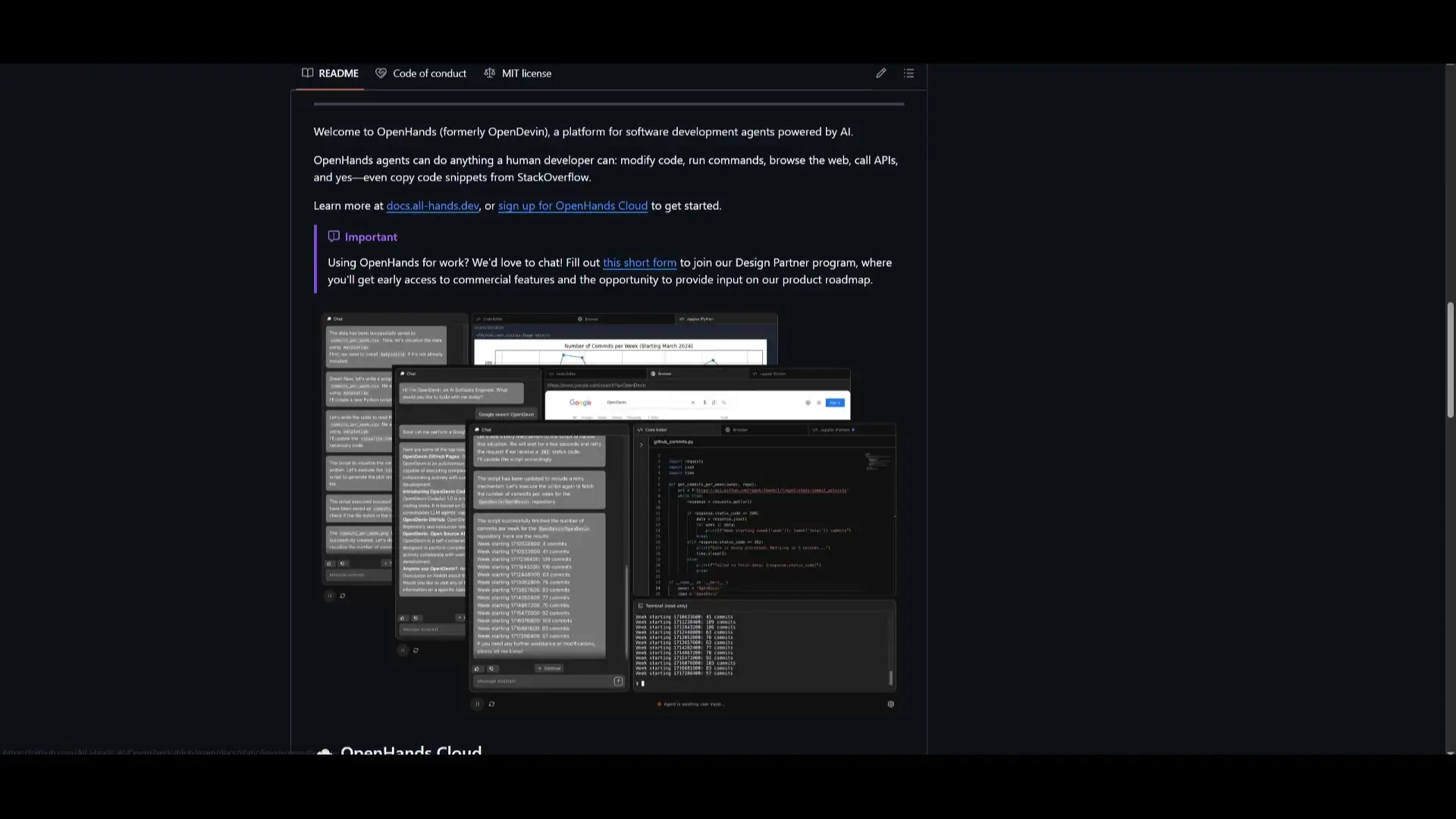 Devstral's integration with OpenHands platform provides AI-powered developer capabilities that help tackle complex software engineering challenges with greater accuracy