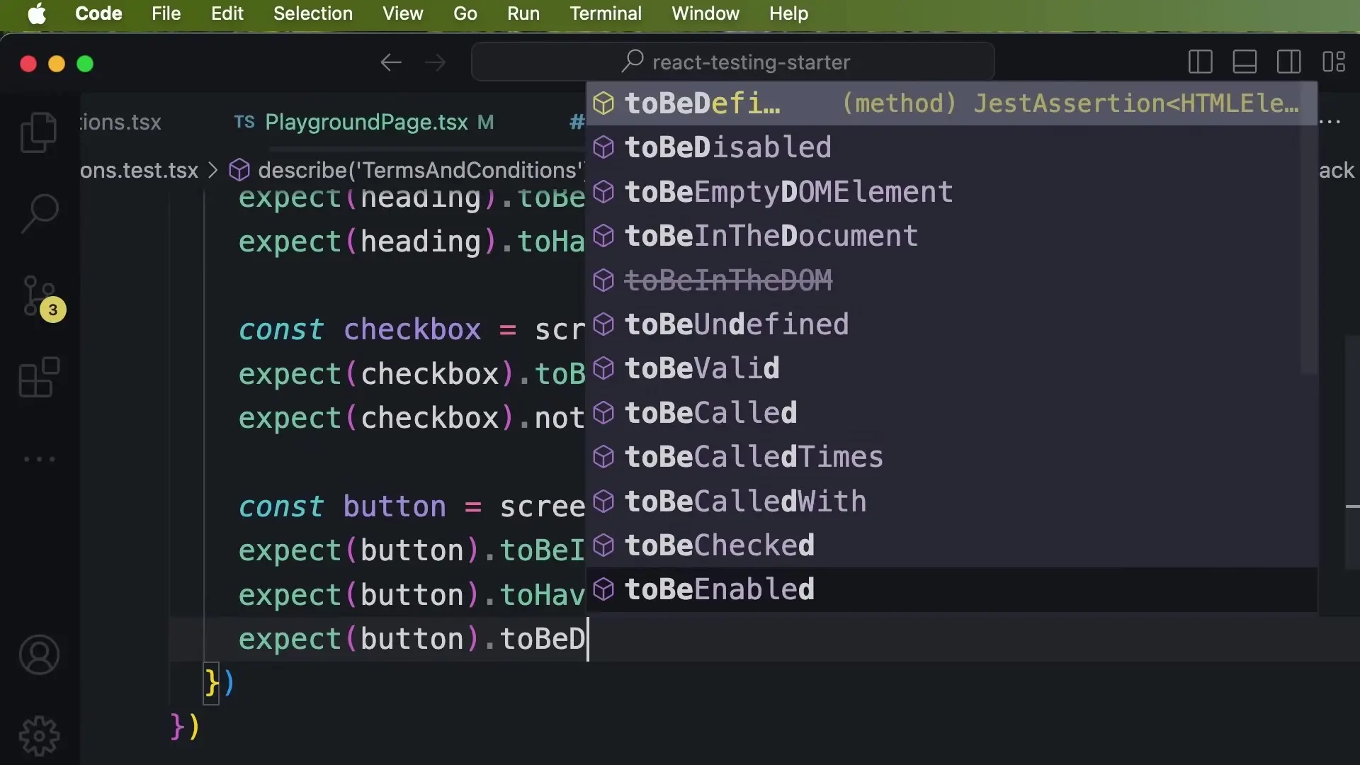 Testing disabled state of UI elements is an important part of form validation testing