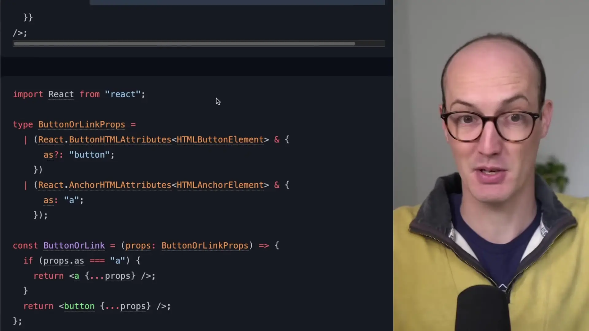 Consider simpler solutions before implementing complex polymorphic components