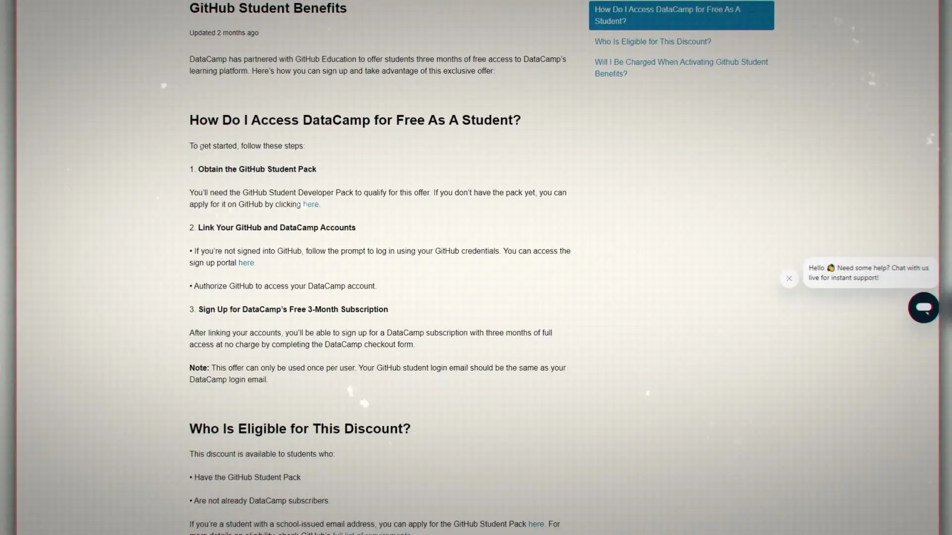 DataCamp premium access provides comprehensive data analytics training at no cost for verified students