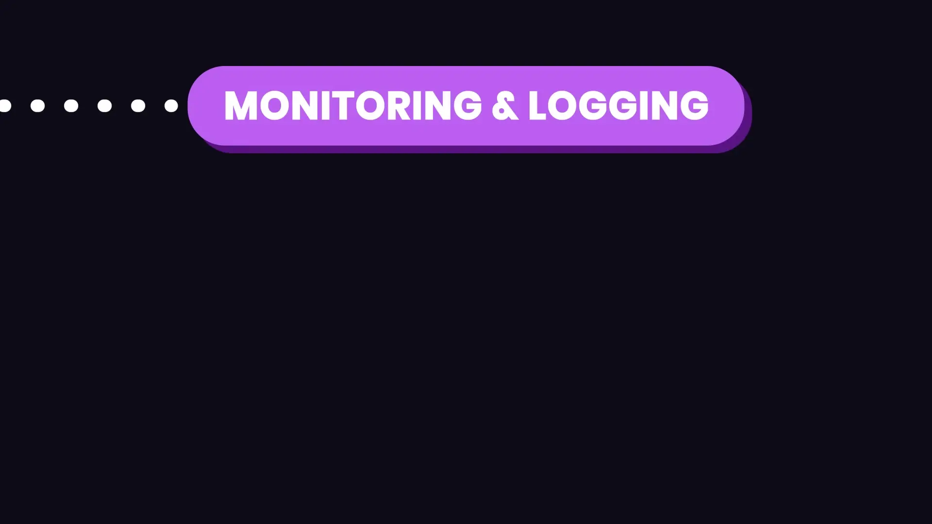 Monitoring dashboard showing Prometheus metrics visualized through Grafana panels