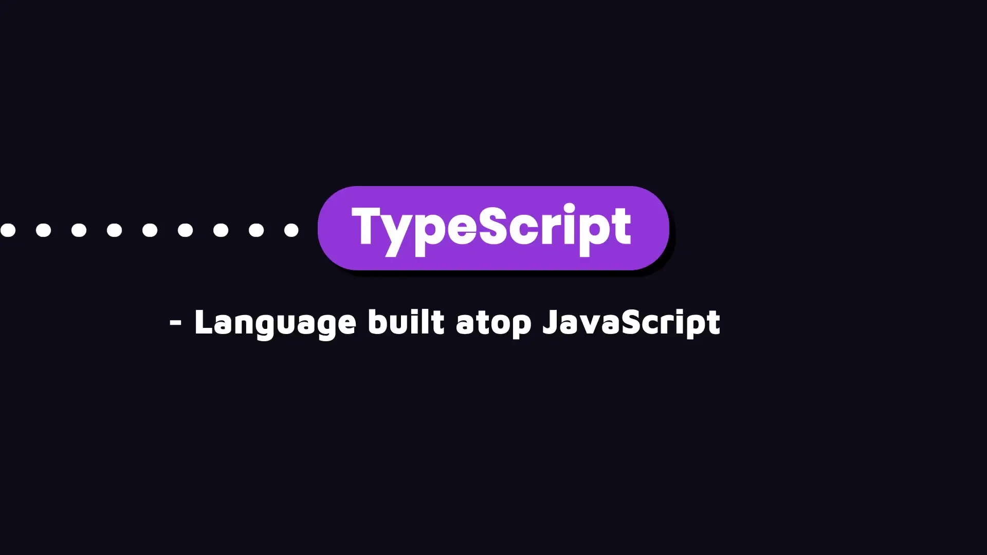 TypeScript adds static typing to JavaScript, making code more robust and maintainable