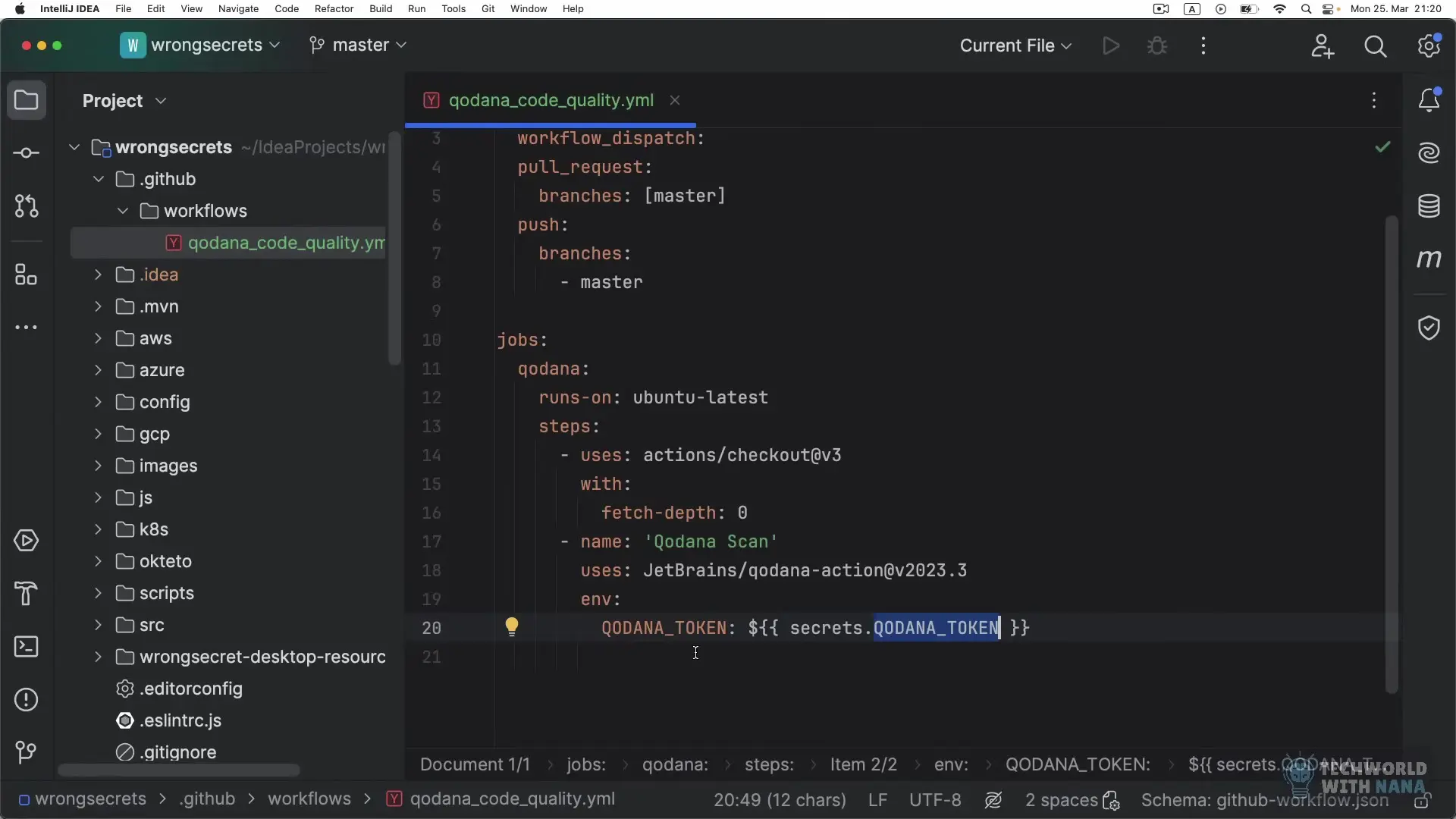 Qodana cloud integration allows teams to track code quality metrics and share results