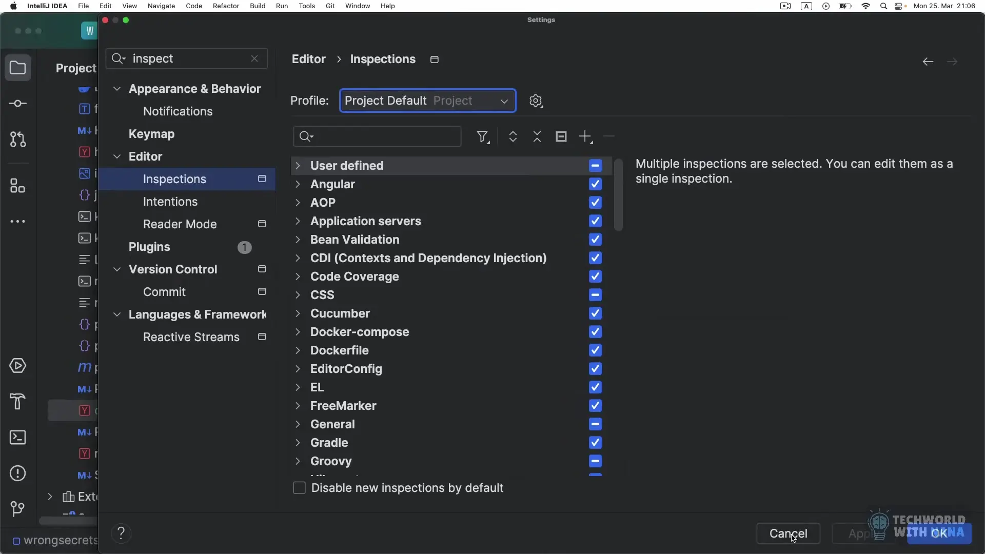 Qodana configuration with inspection profiles for comprehensive code analysis
