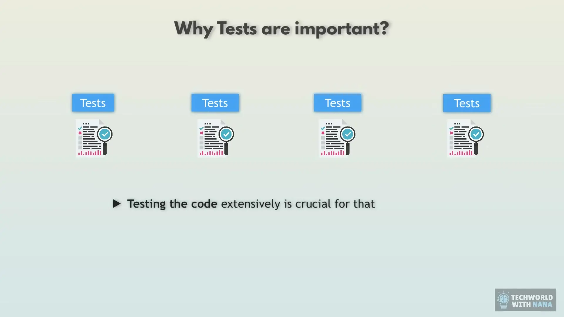 Comprehensive testing ensures your code is ready for integration and deployment