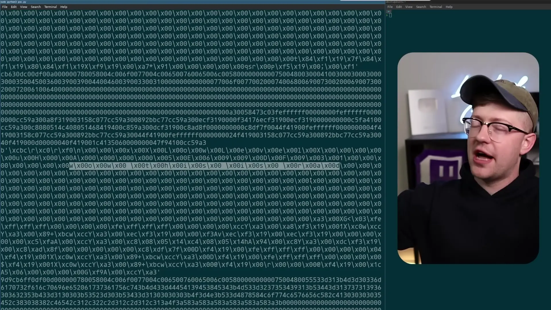 A detailed view of Command and Conquer's packet processing code showing the simple validation techniques used for network communications in the early 2000s.