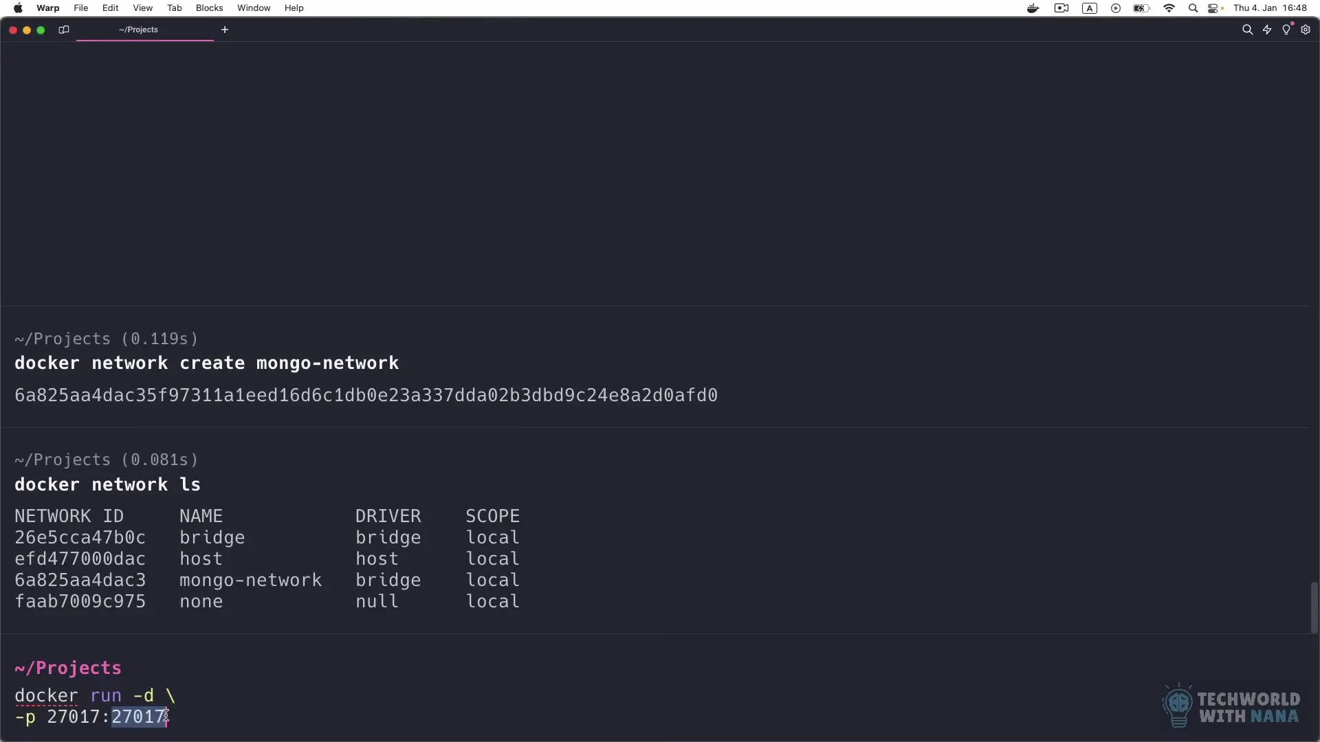 Configuring port bindings and environment variables for Docker containers