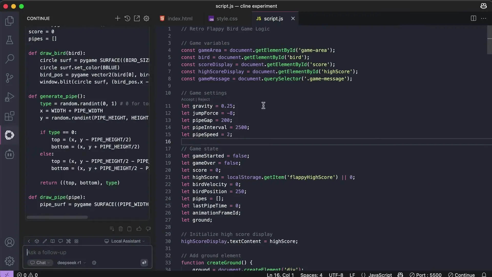 Configuring Open Router API in Cline for accessing cloud-based AI models