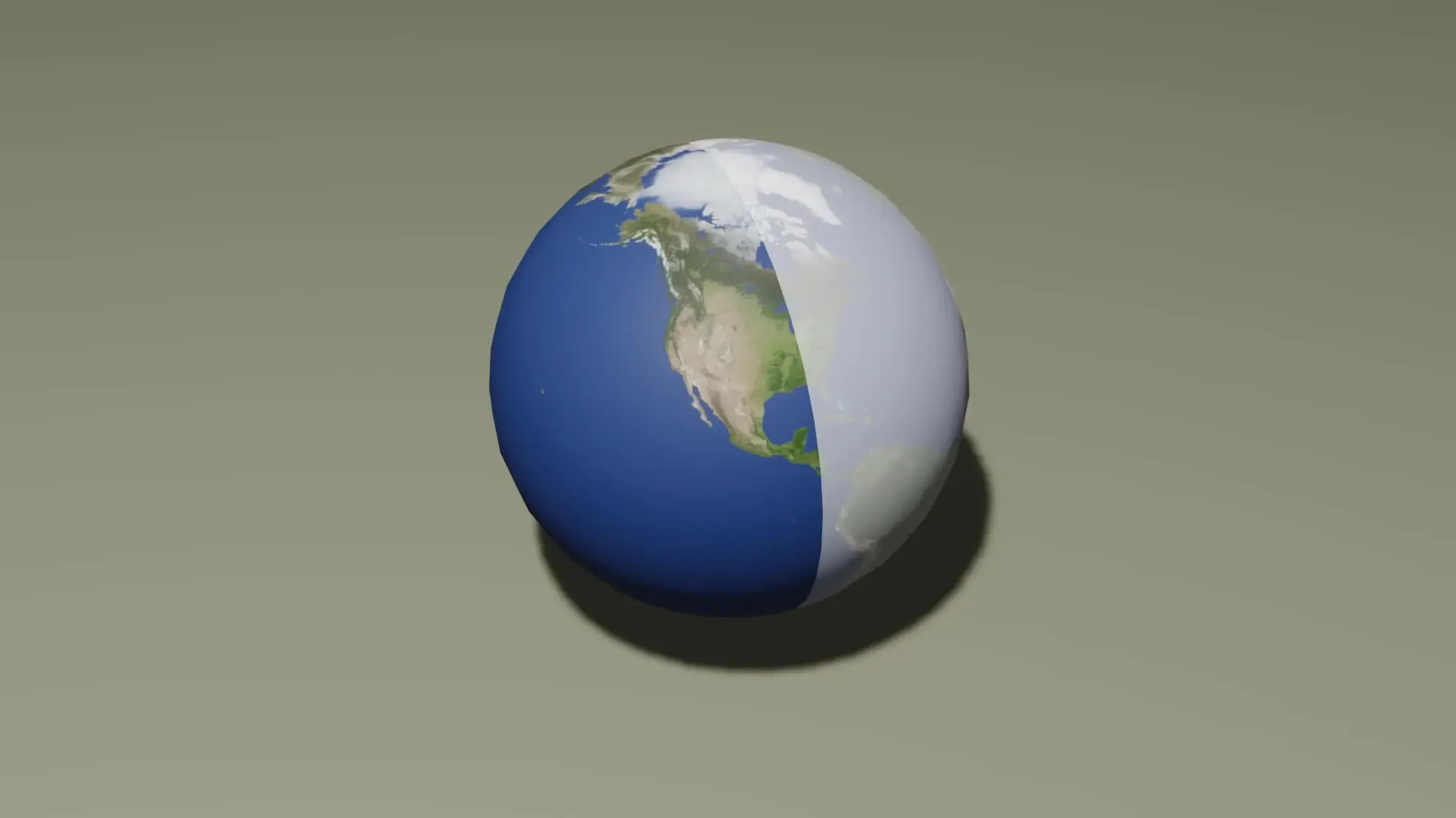 Earth can be divided into hemispheres in countless ways, allowing us to apply the pigeonhole principle to points distributed on its surface.