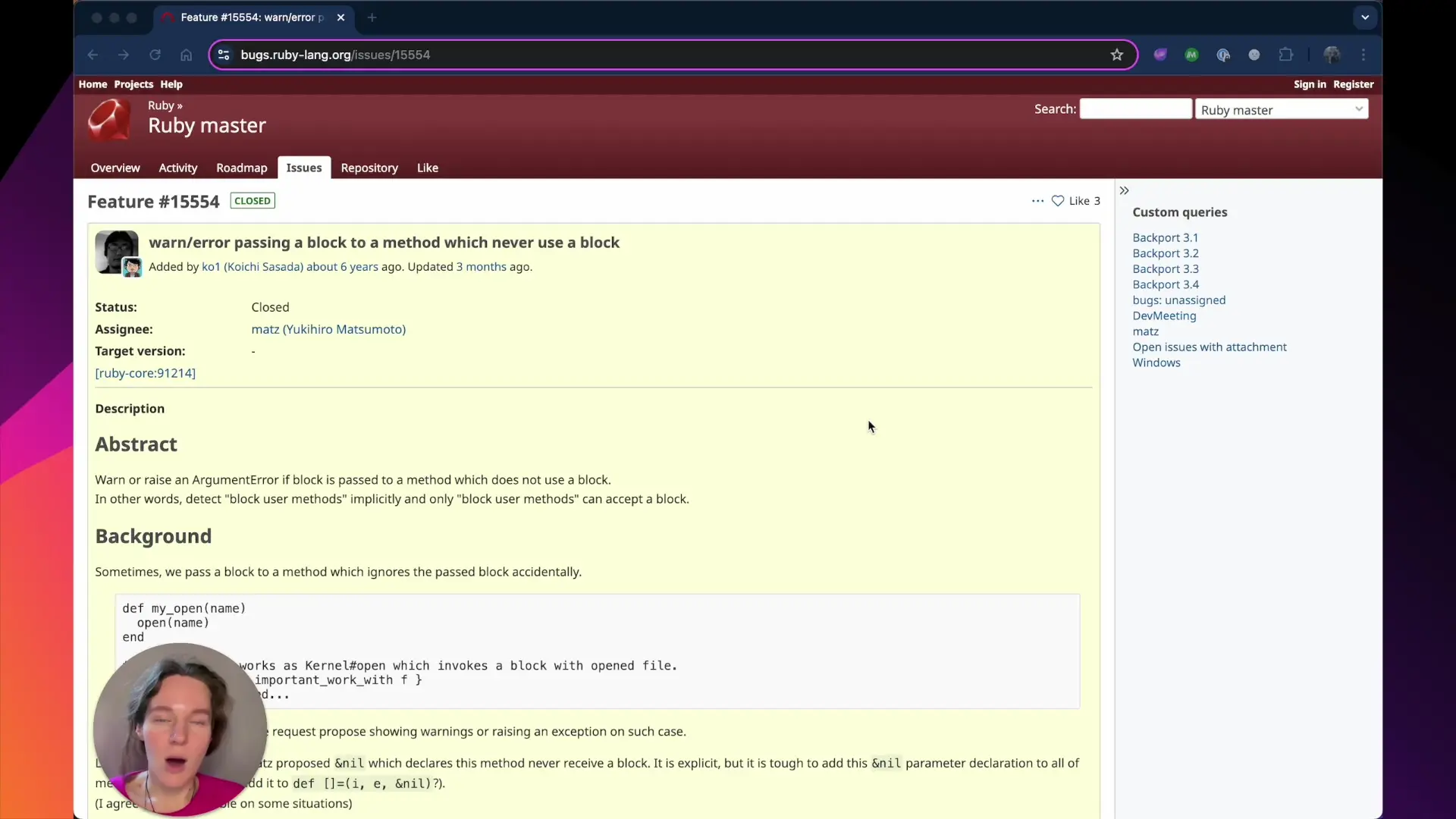 Unused block warnings help identify potential bugs that could occur when methods don't use passed blocks as expected