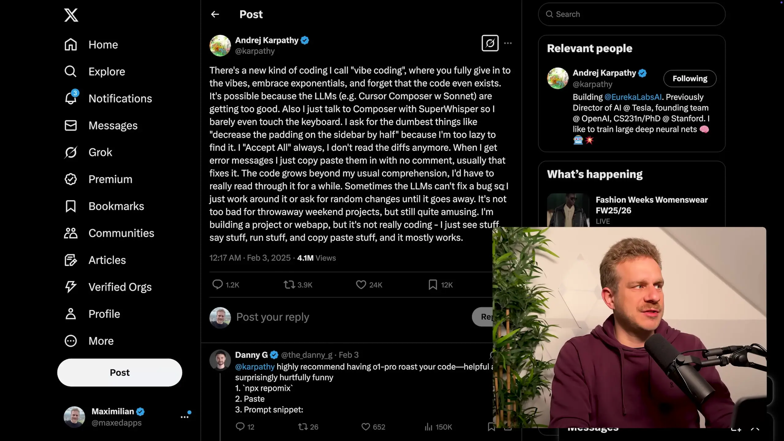A significant challenge with vibe coding is when AI tools can't fix bugs, forcing developers to work around issues or request random changes